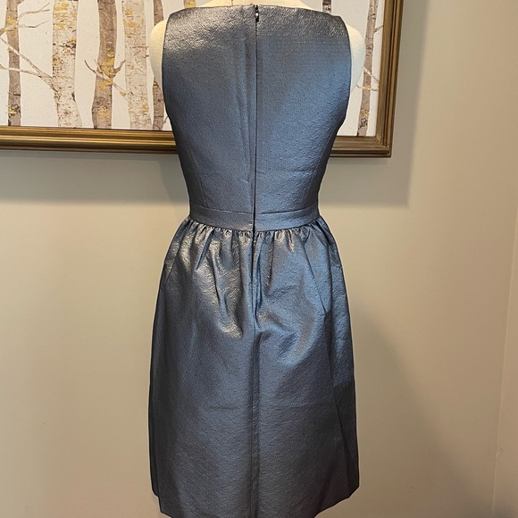 HUGO Hugo Boss silver-gray Kelisa dress sz 6 gunmetal - Picture 8 of 12